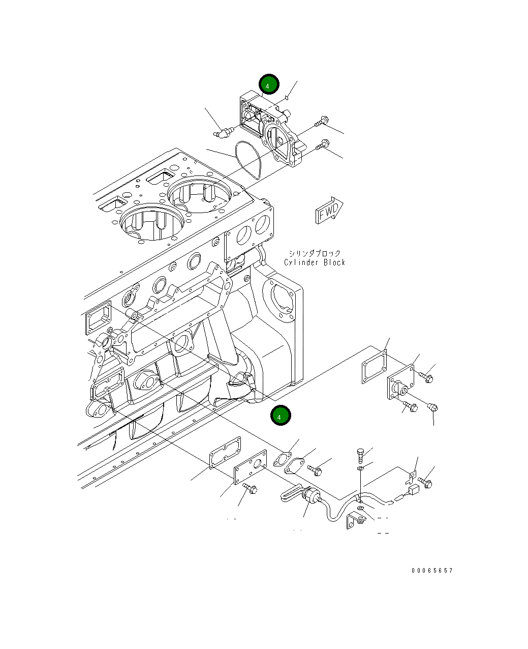Блок 6245-81-6130 Komatsu