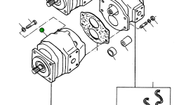 Гидравлический насос 4919838M91 Komatsu