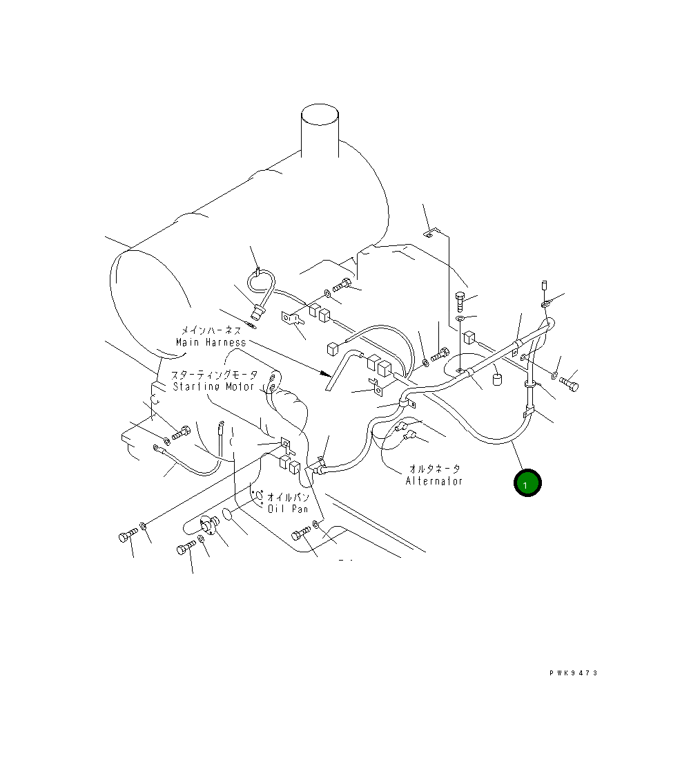 Жгут проводов 20E-06-K3141 Komatsu