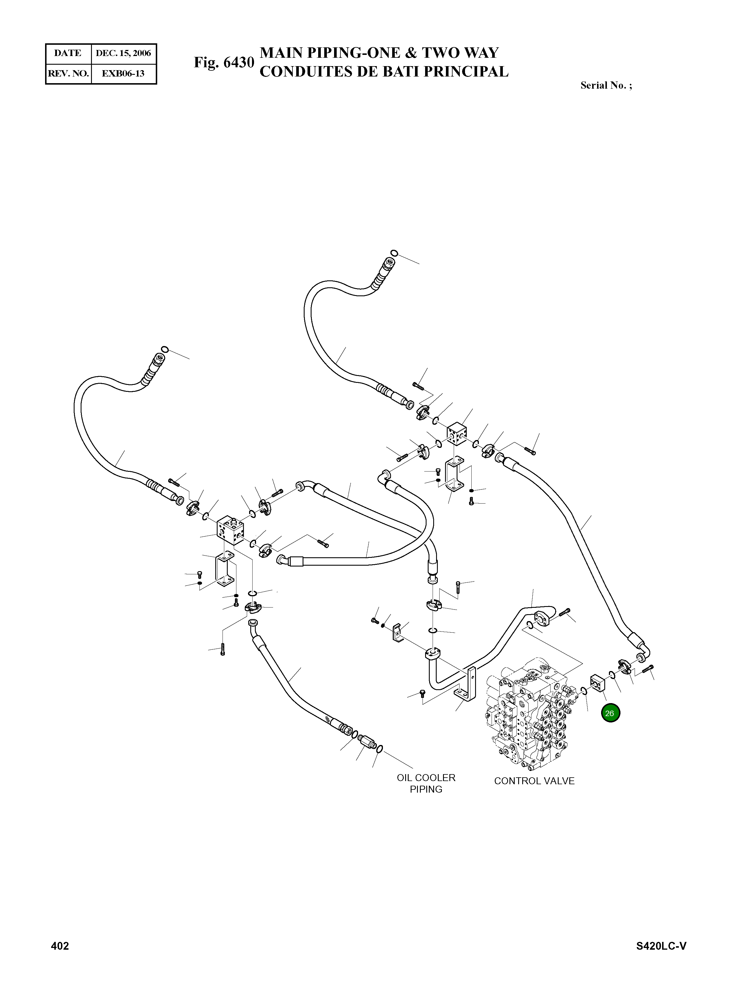 Блок 423-00158 Komatsu
