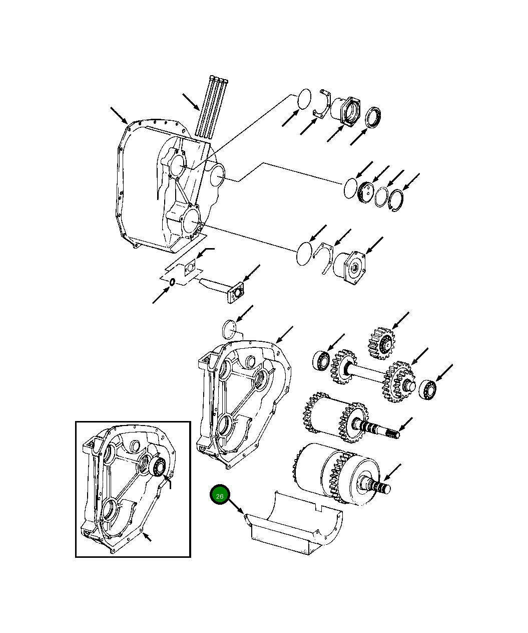 Дефлектор трансмиссии 709 794 C1 Komatsu