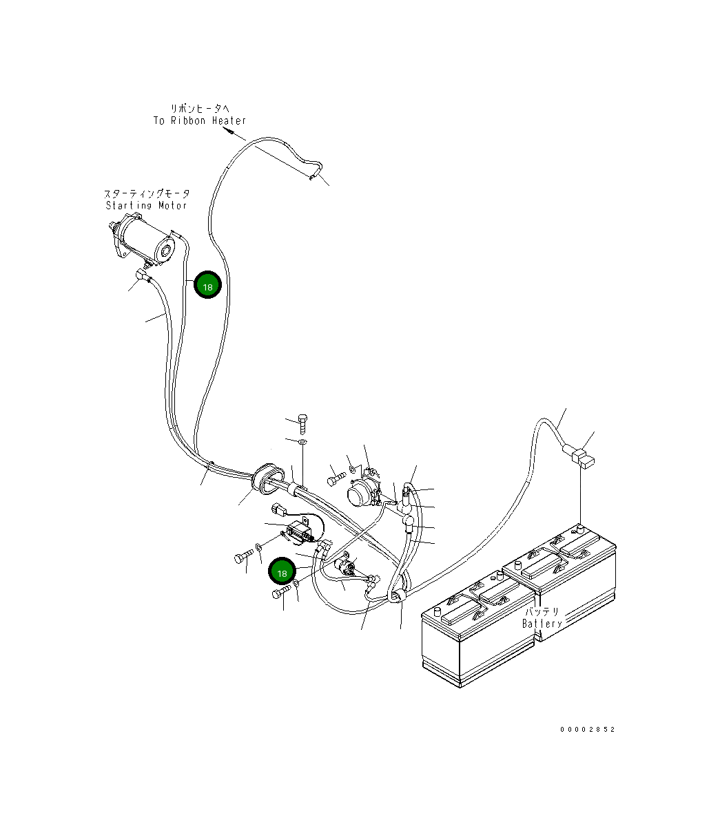 Кабель 20K-06-32281 Komatsu