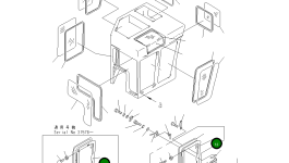 Дверь 176-911-5660 Komatsu