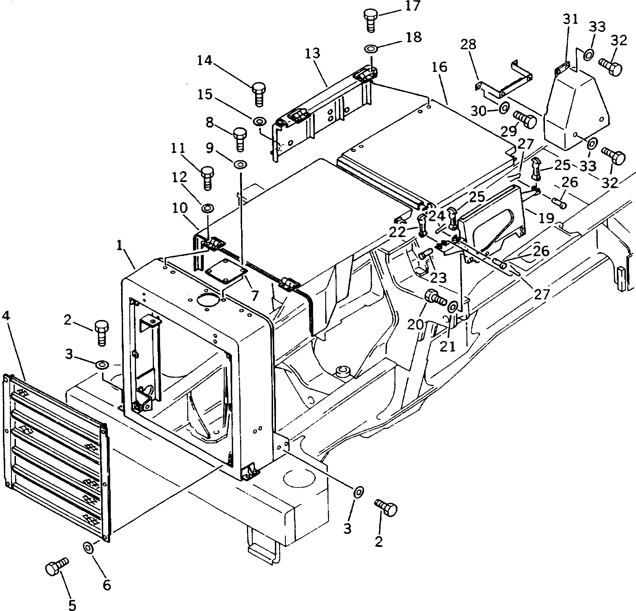 Кронштейн 567-54-61241 Komatsu