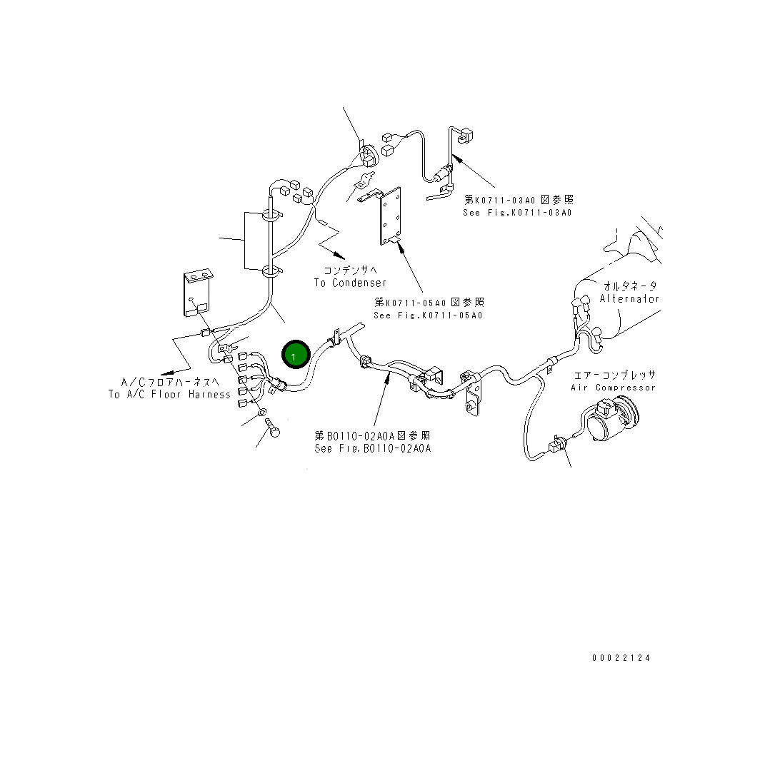 Жгут проводов 415-S62-2630 Komatsu