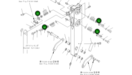 Бобышка 21U-70-25240 Komatsu