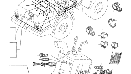 Блок управления указателями поворота 3095145M91 Komatsu