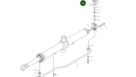 Блок, правый 707-86-12440 Komatsu