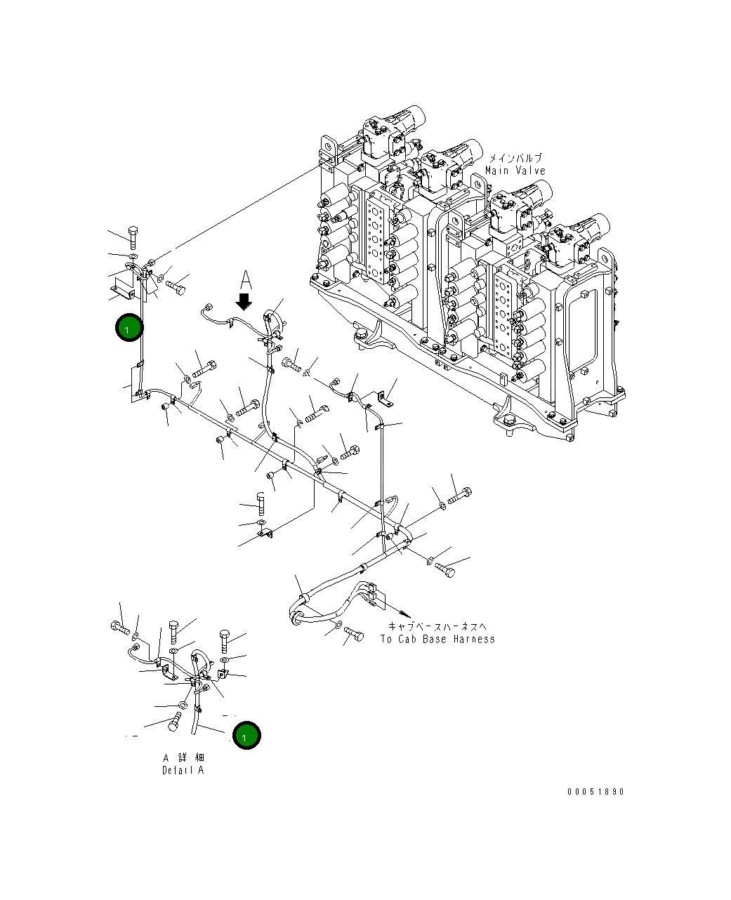 Жгут проводов 21T-06-32282 Komatsu