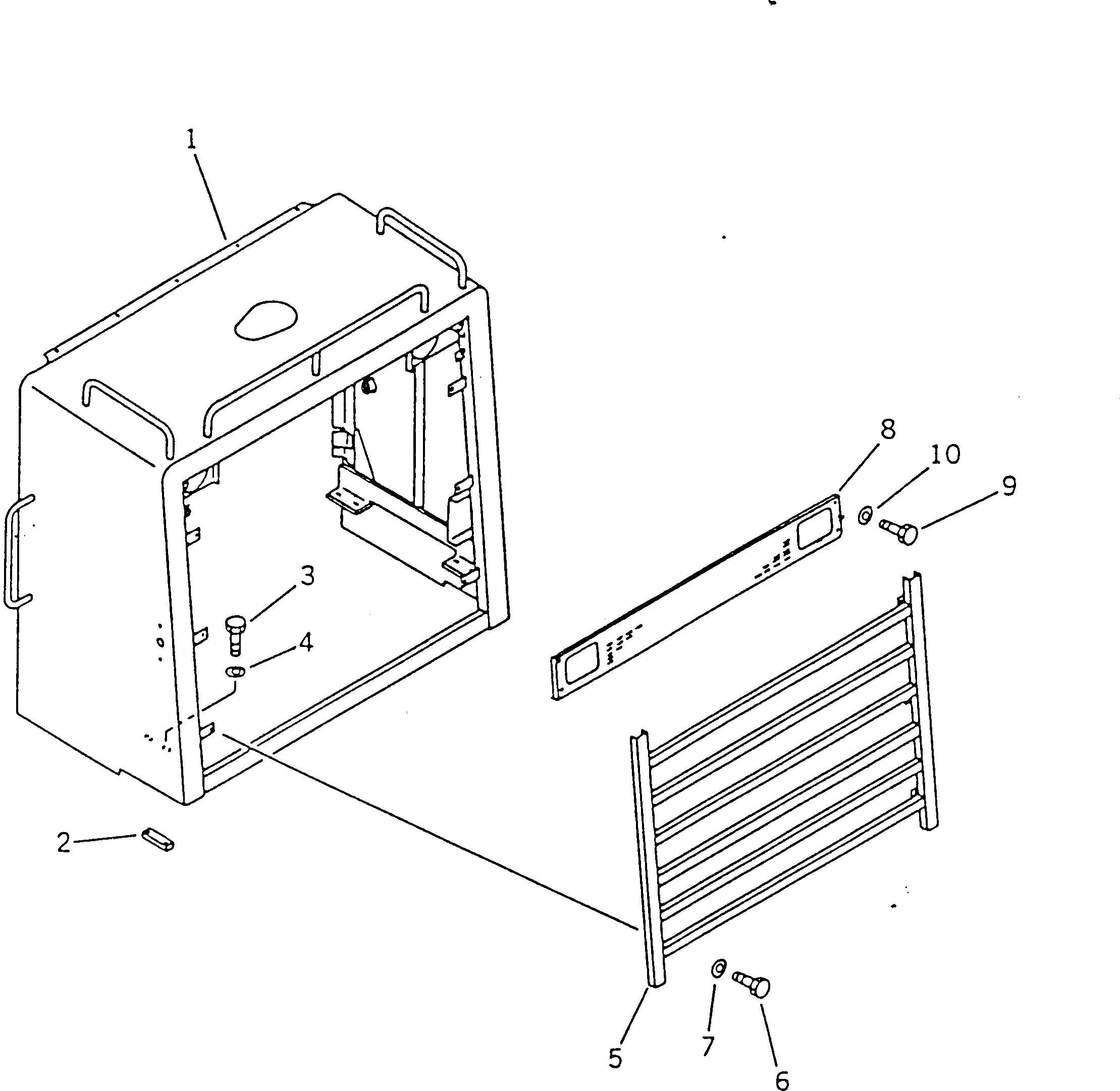Защитный кожух 428-54-12780 Komatsu