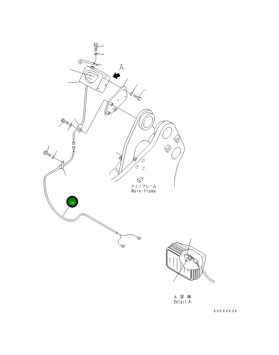 Жгут проводов 195-06-71490 Komatsu
