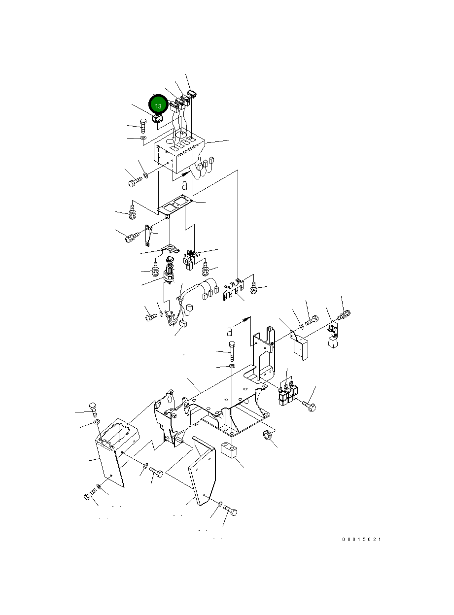 Выключатель 22U-06-22390 Komatsu