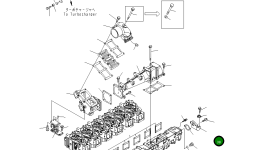 Блок 6261-11-6410 Komatsu