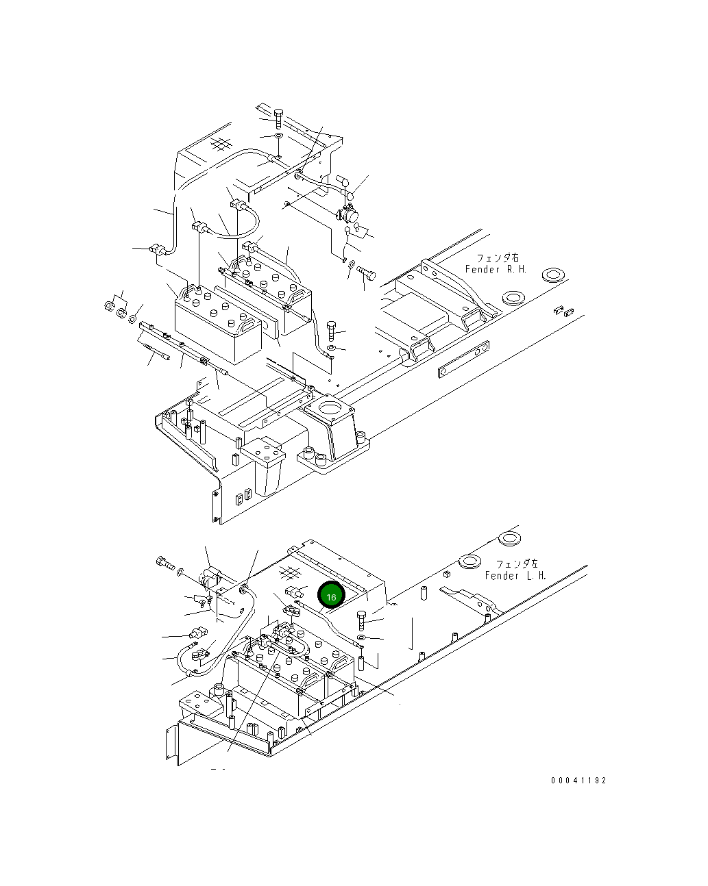 Кабель 08028-BE095 Komatsu