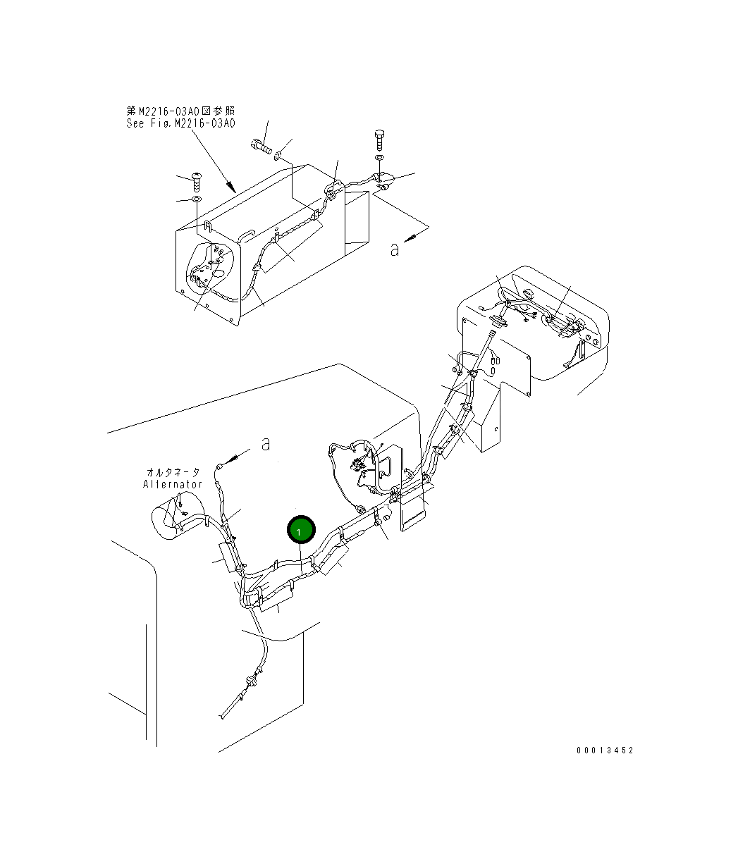 Жгут проводов 176-06-42460 Komatsu