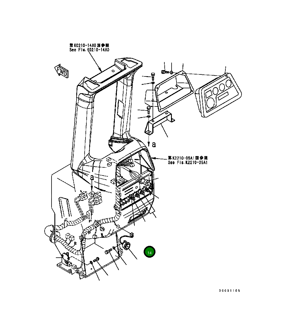 Диод 124-06-65271 Komatsu