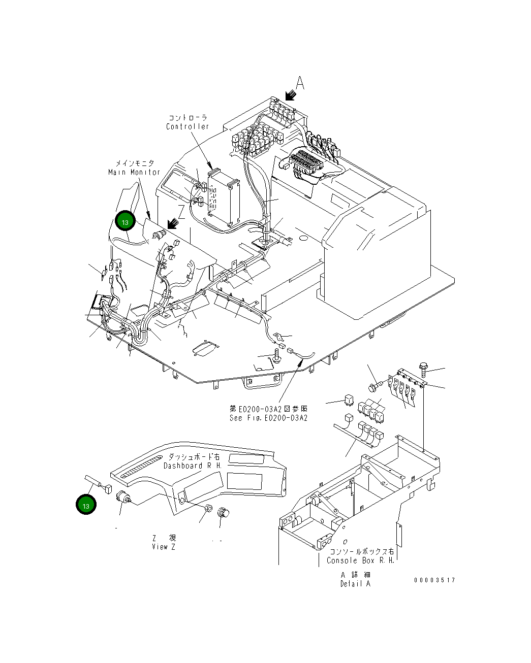 Жгут проводов 425-06-22830 Komatsu