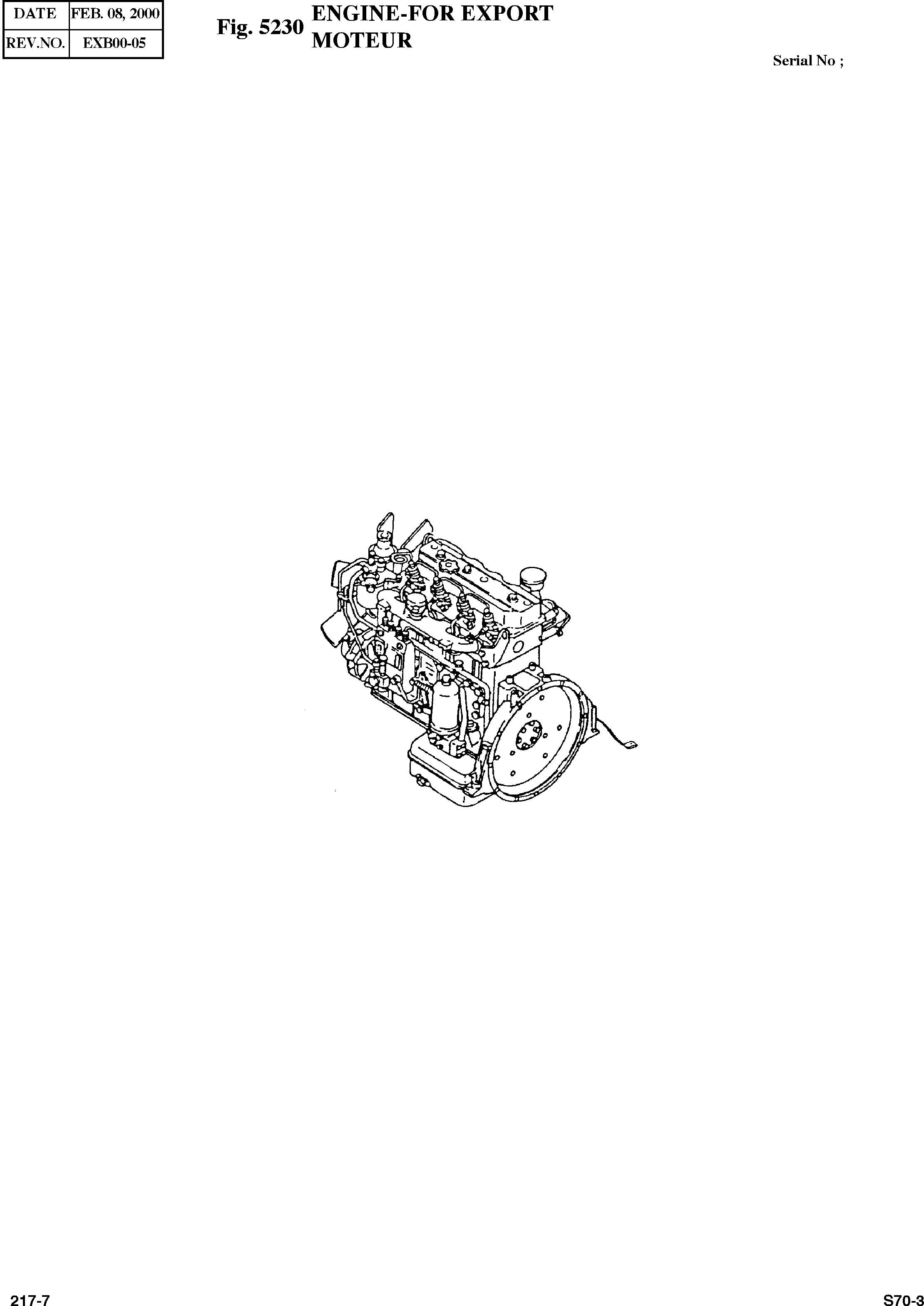Двигатель 2201-9063 Komatsu