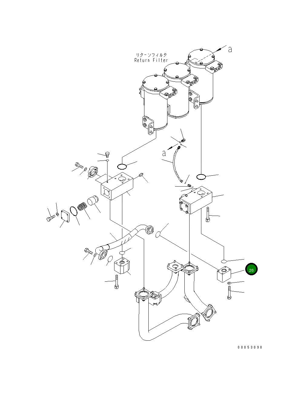 Блок 21T-60-31240 Komatsu
