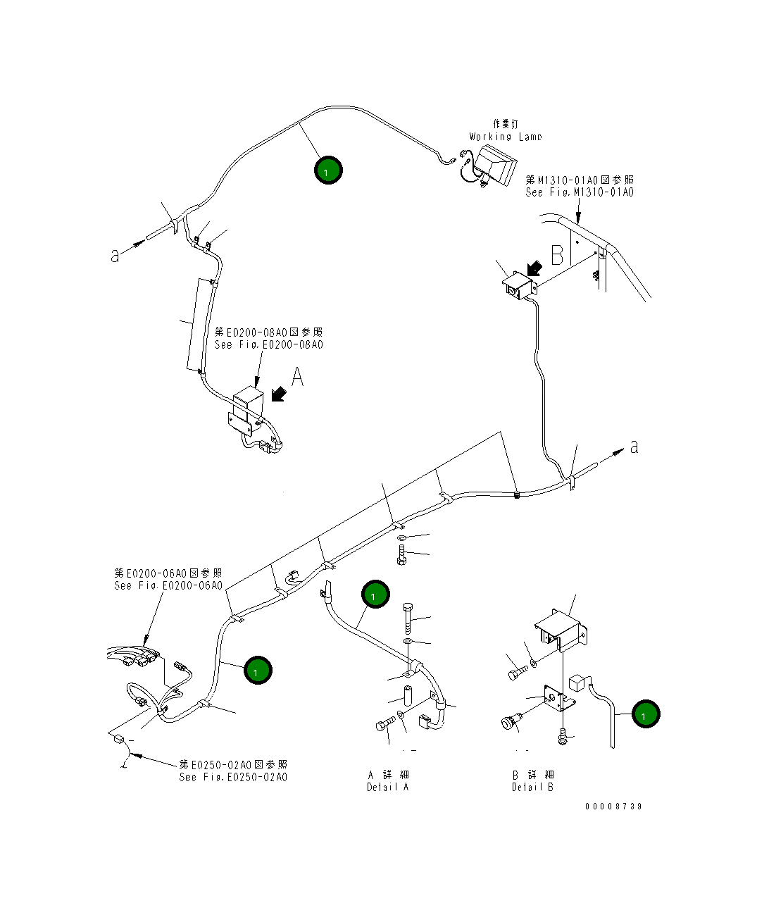 Жгут проводов 8240-06-1561 Komatsu