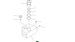 Блок 20Y-62-25153 Komatsu