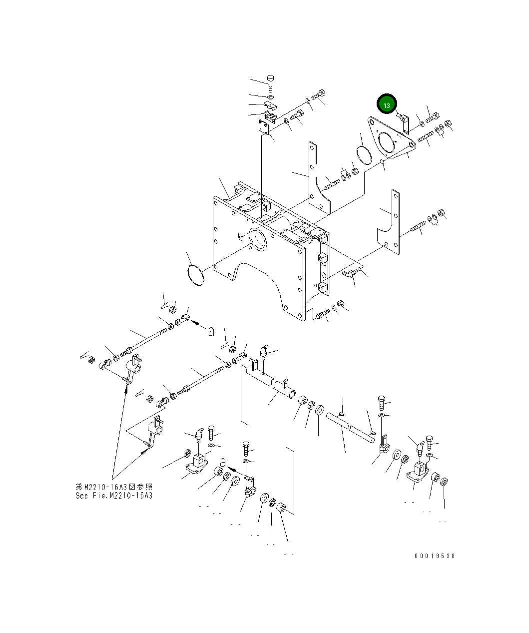 Блок 176-916-1230 Komatsu