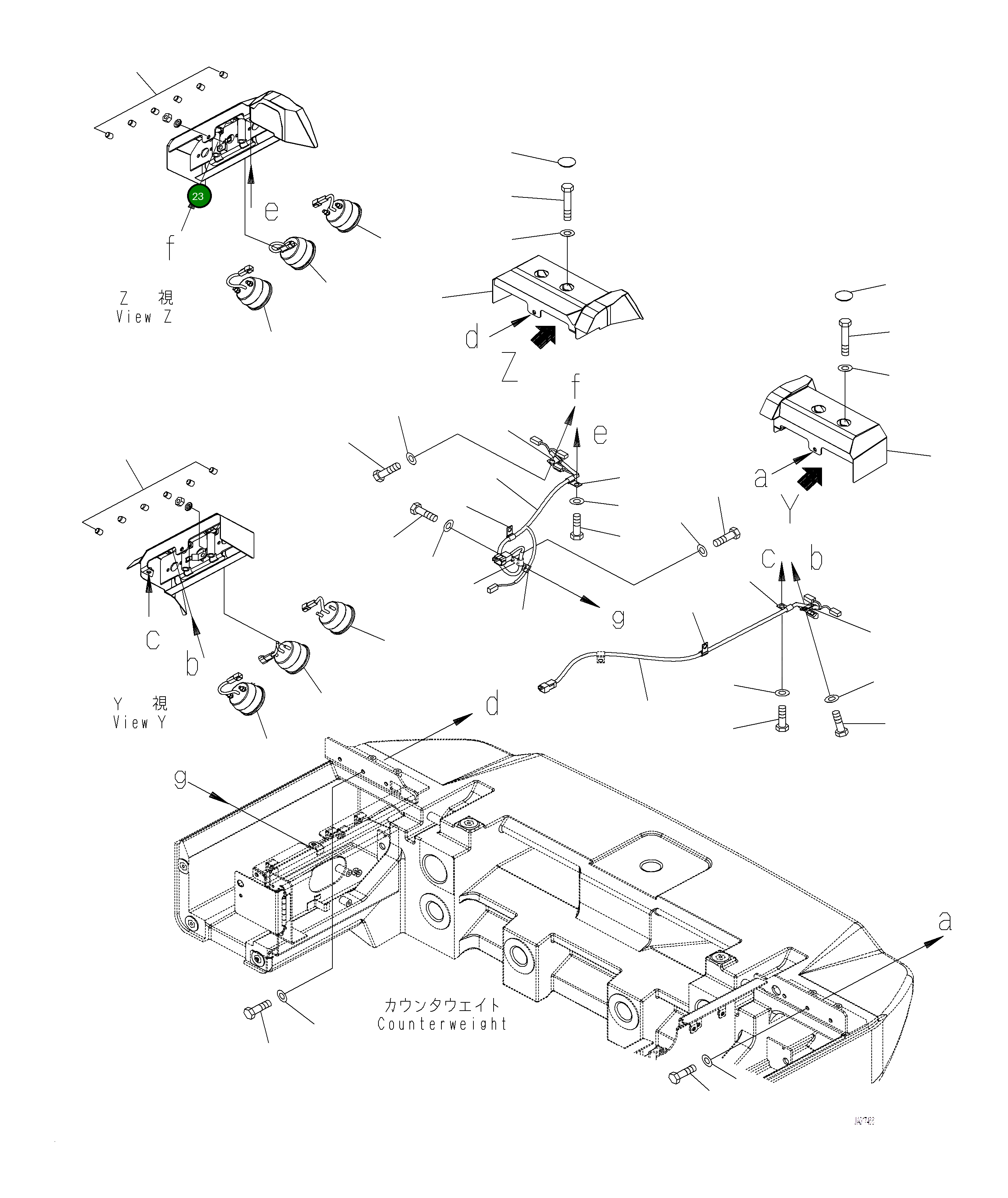 Жгут проводов 421-06-61191 Komatsu