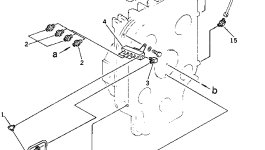 Трубка 209-38-12251 Komatsu