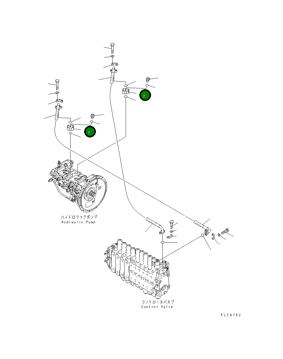 Блок 20Y-62-25660 Komatsu