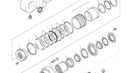 Гидроцилиндр 913 915 40 Komatsu