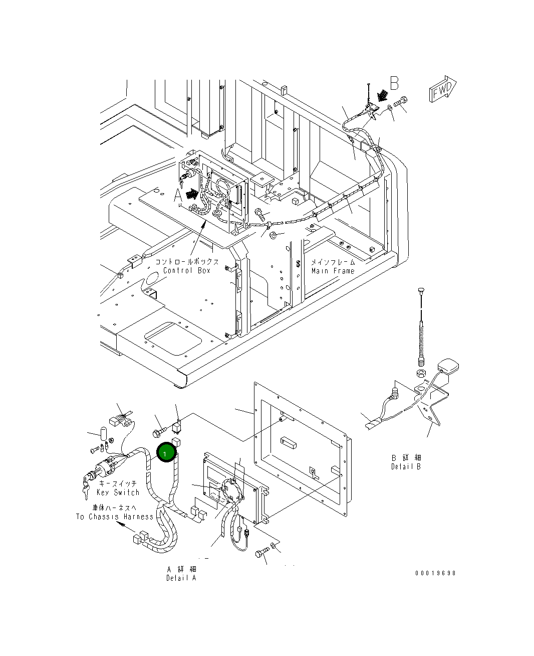 Жгут проводов 8242-06-1160 Komatsu