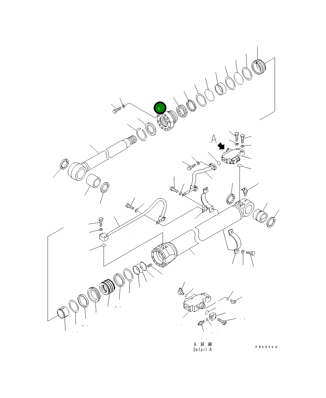 Головка 707-27-12420 Komatsu
