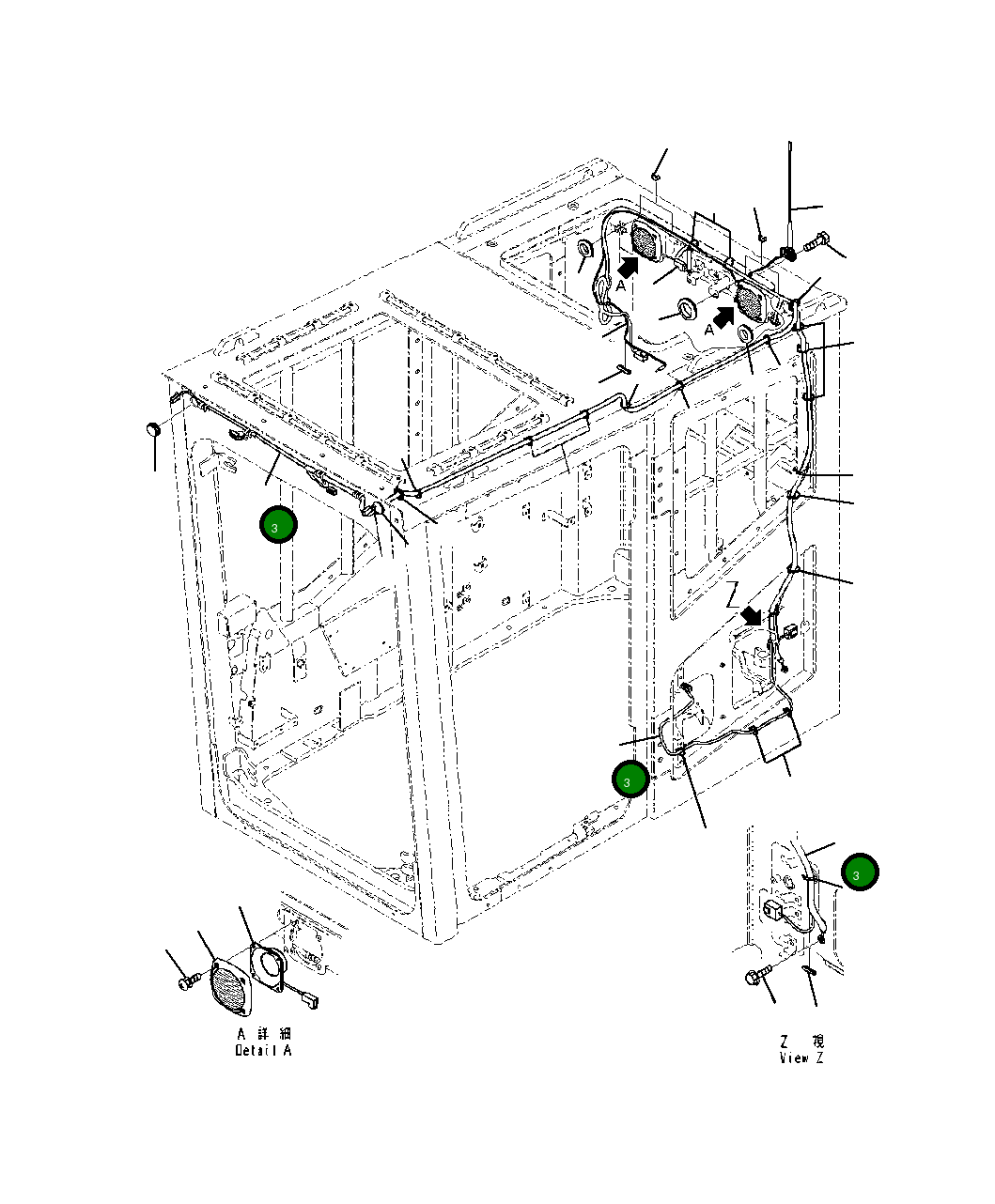 Жгут проводов 4A2-06-11211 Komatsu