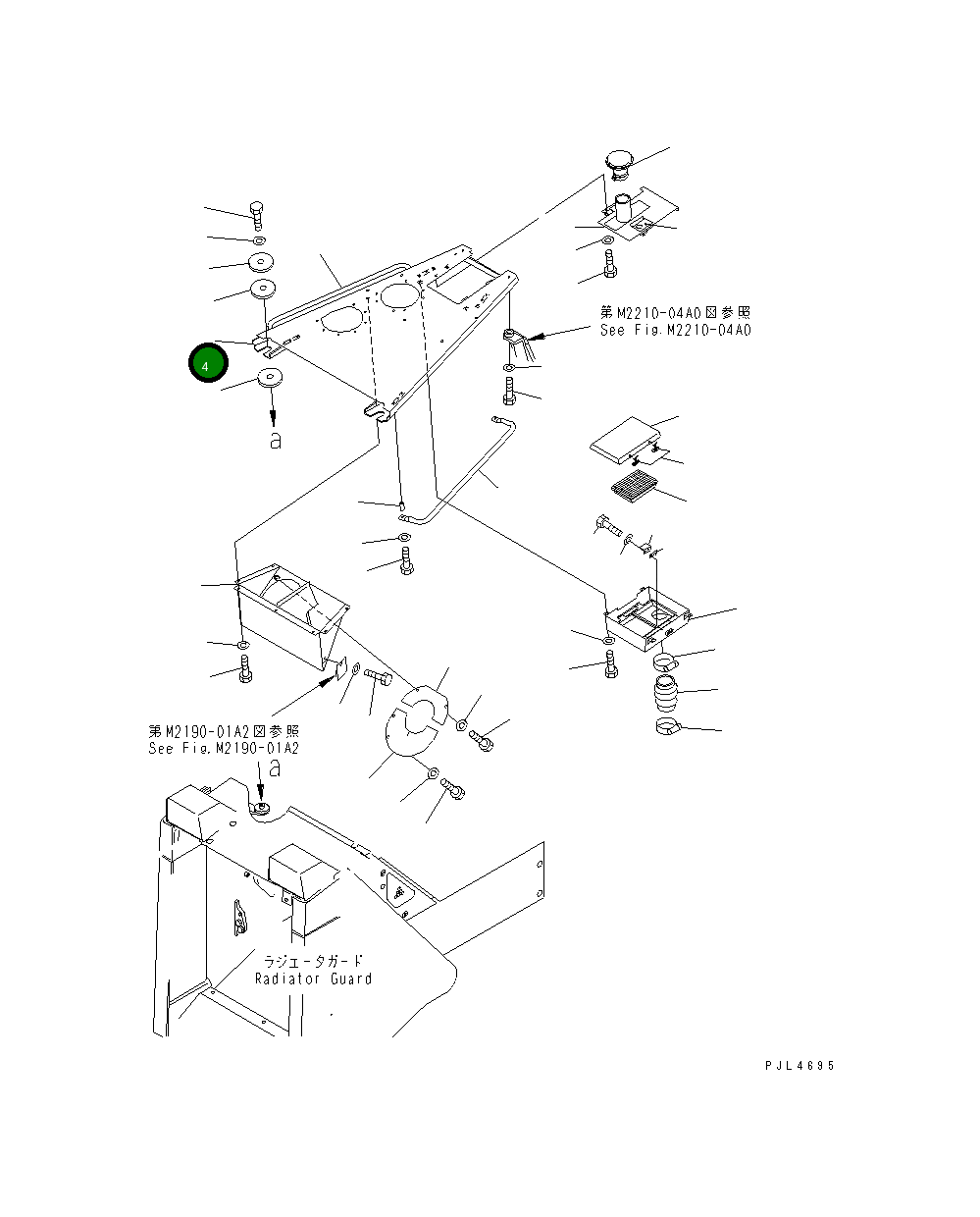 Капот 17A-54-12711 Komatsu