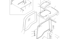 Защитный кожух 20U-54-22241 Komatsu