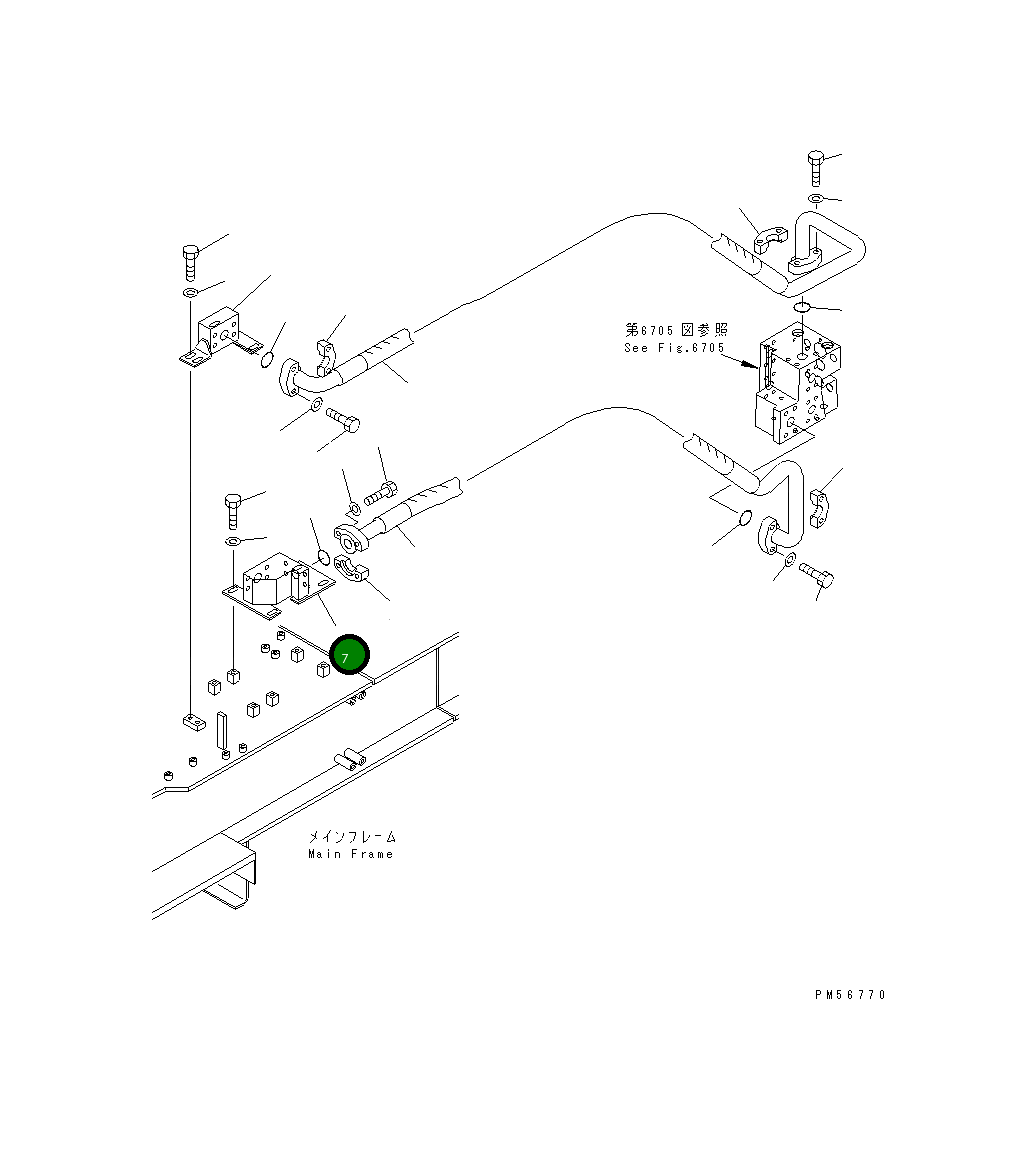 Блок 262-60-78150 Komatsu