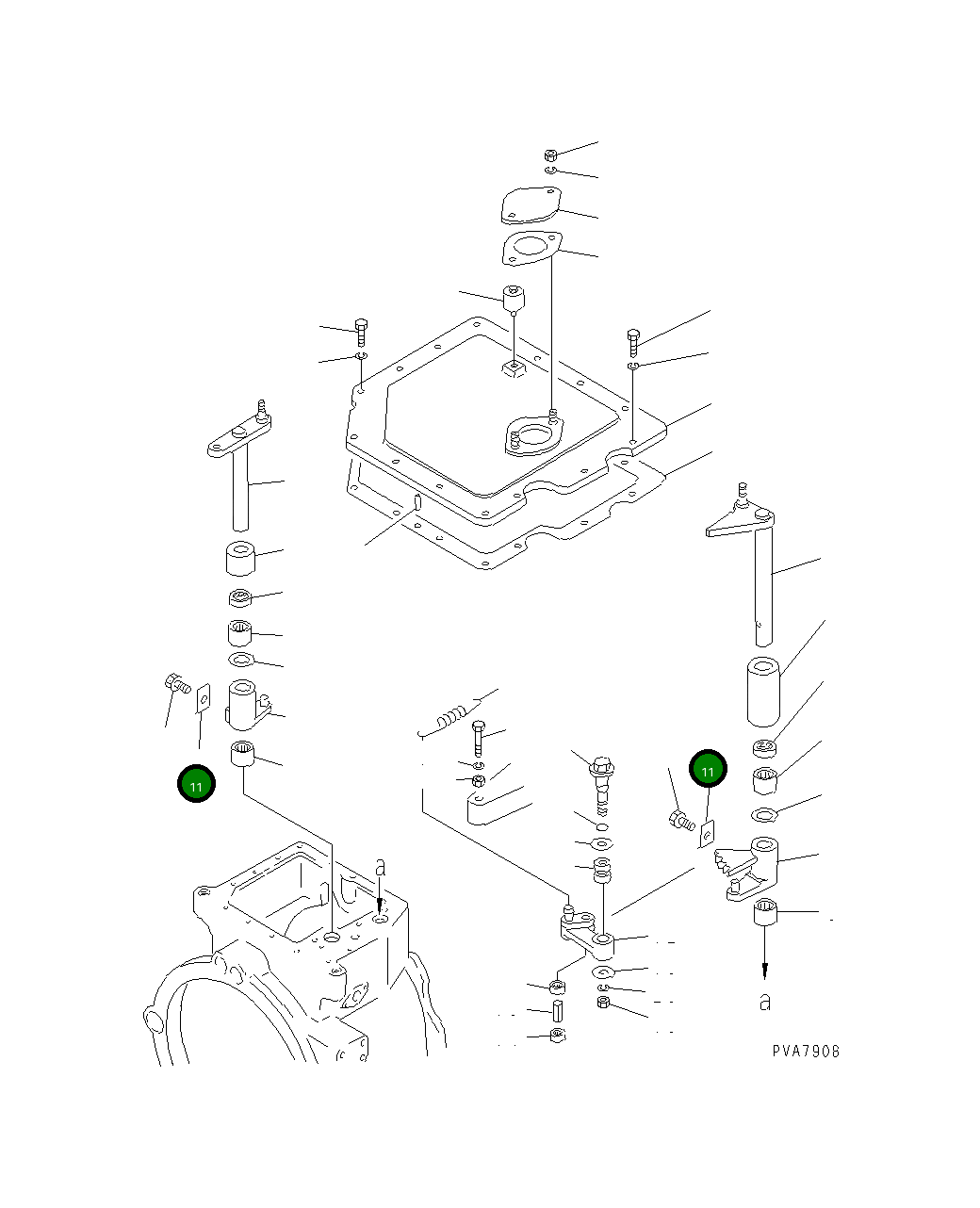 Замок 125-15-11520 Komatsu