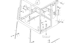 Кабина 26C-95-11111 Komatsu