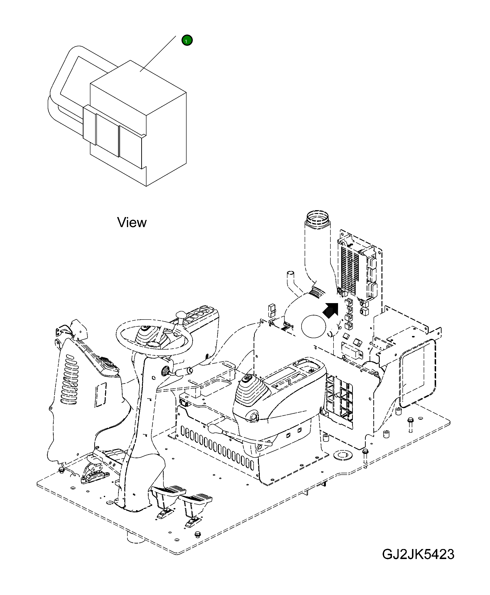 Выключатель 20J-06-11340 Komatsu