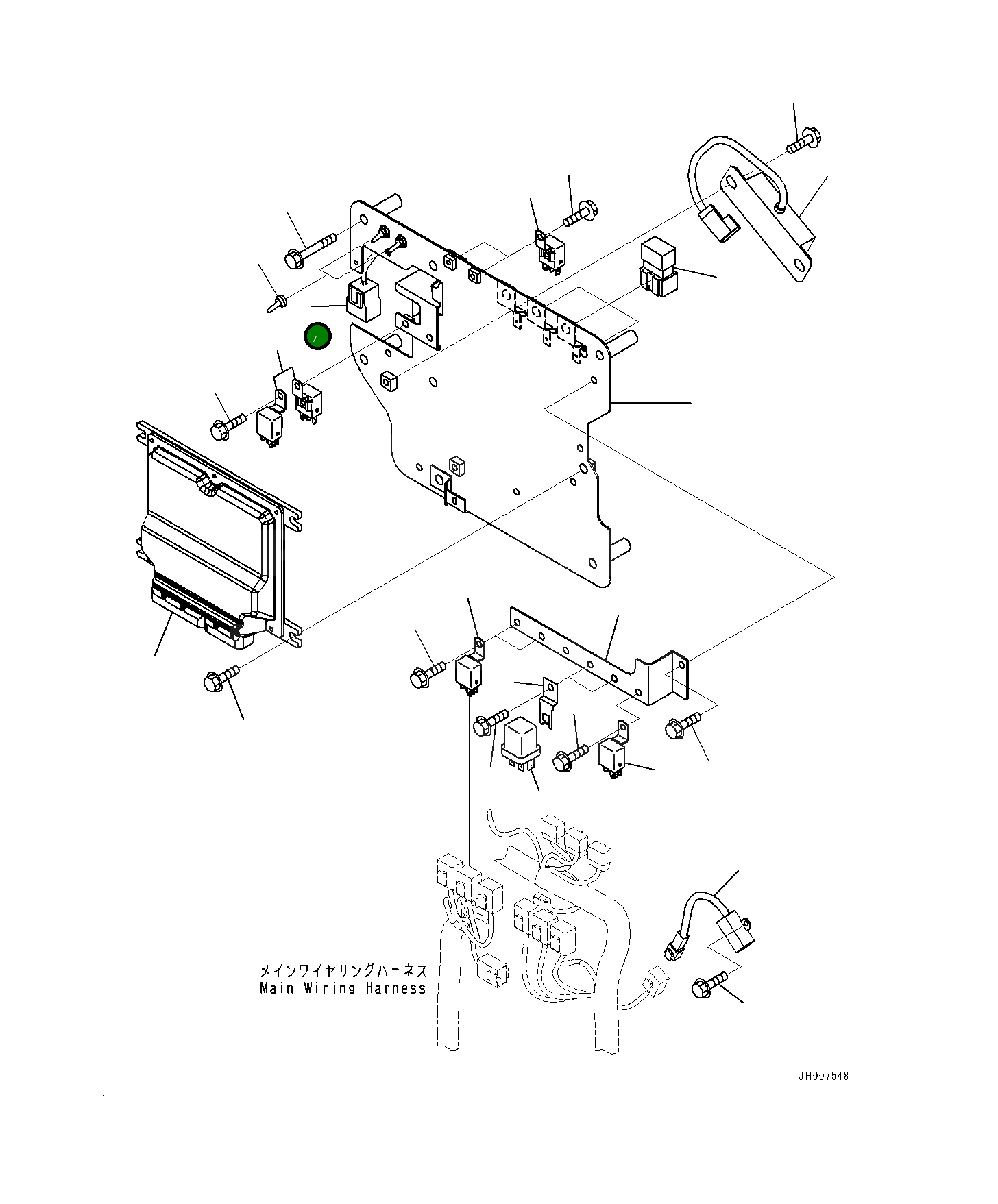 Жгут проводов 20Y0641151 Komatsu
