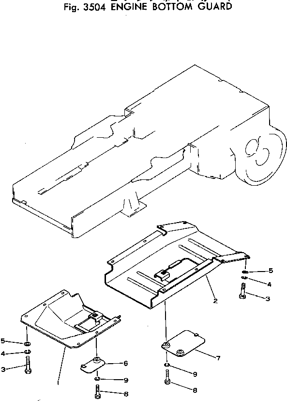 Защитный кожух 103-54-25112 Komatsu
