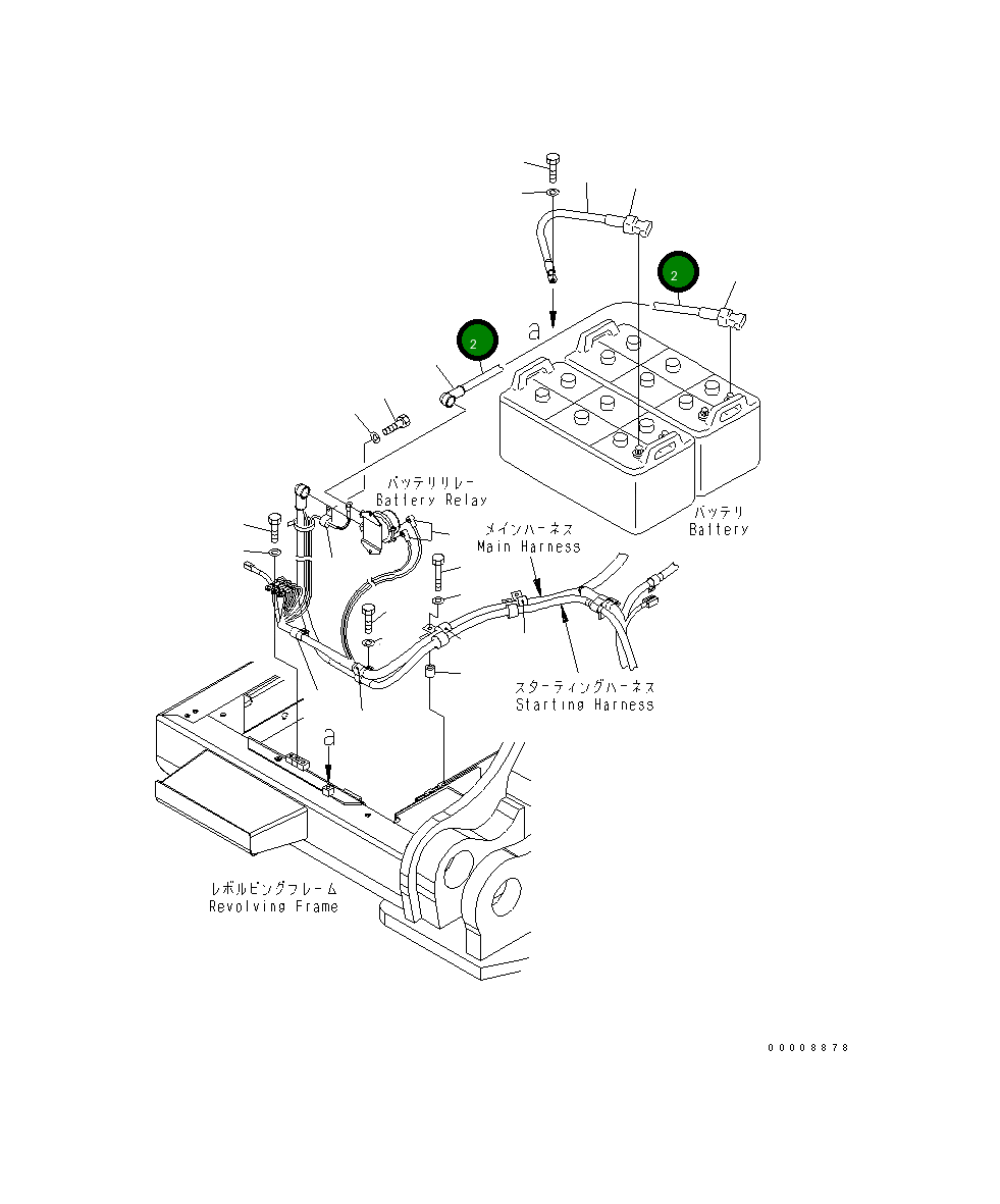 Кабель 209-06-71130 Komatsu
