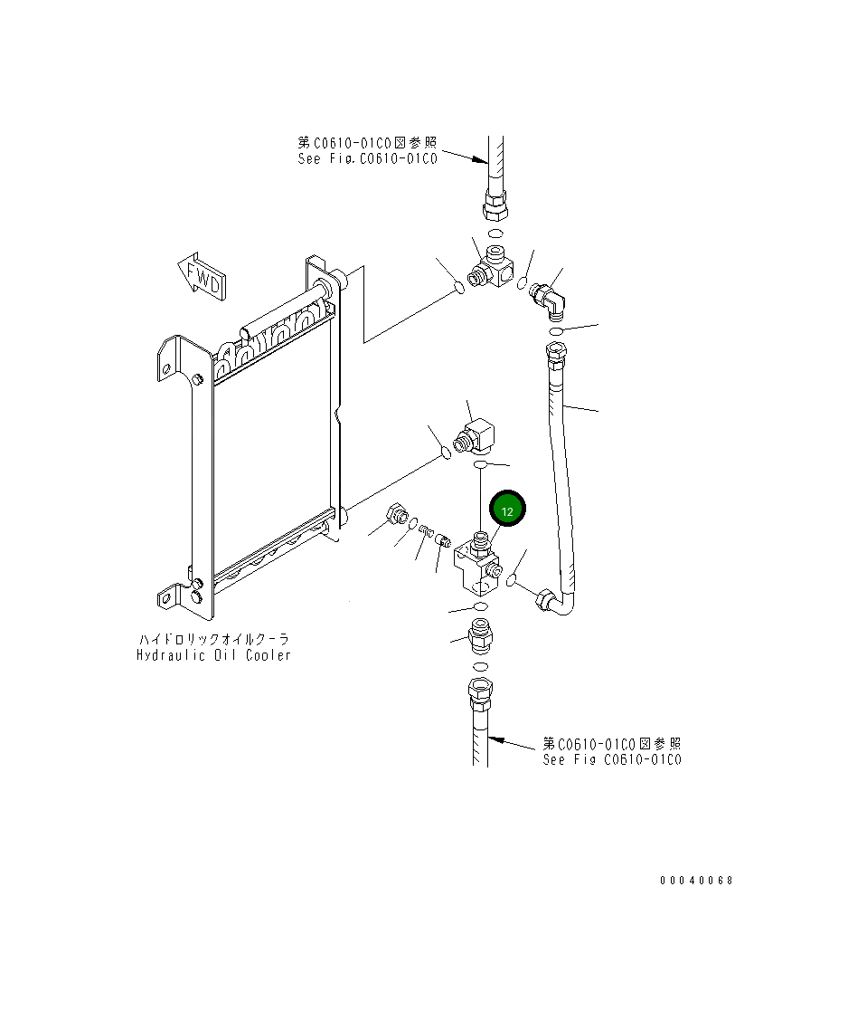 Блок 134-62-72660 Komatsu
