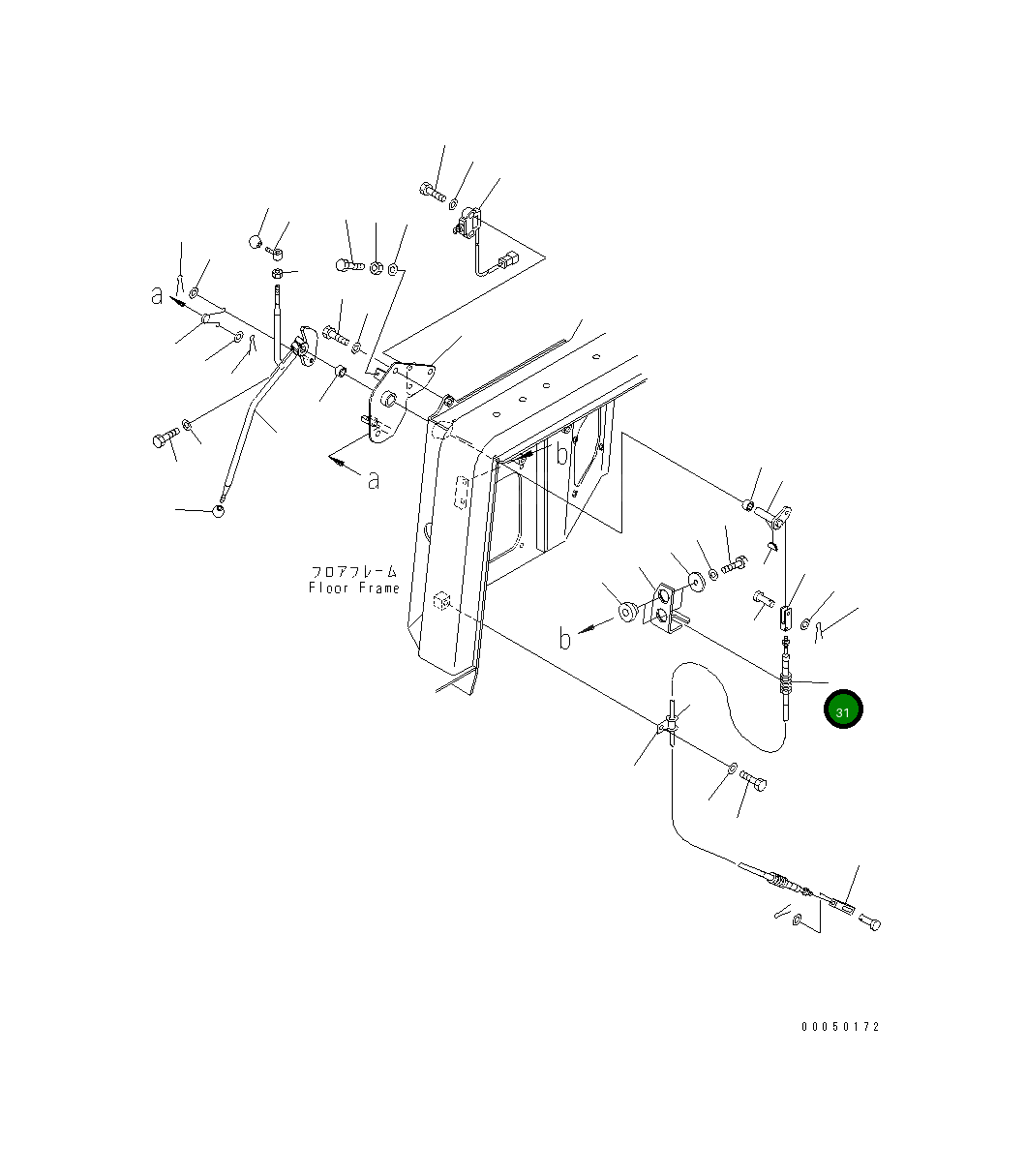 Кабель 22D-43-14430 Komatsu