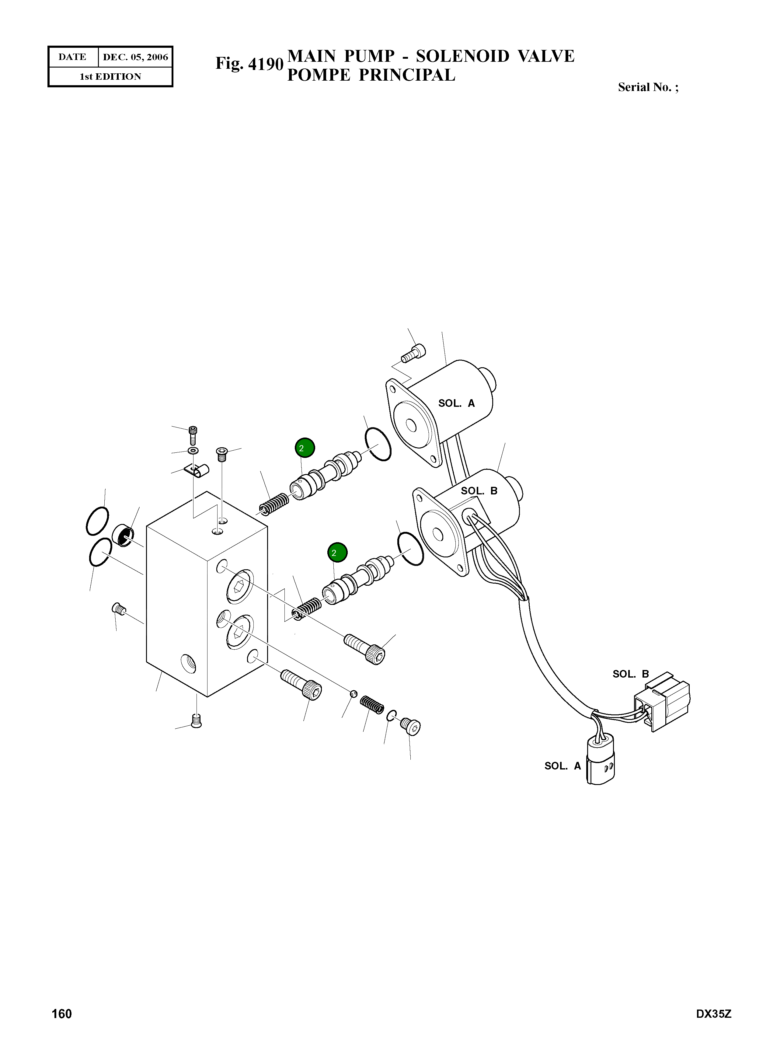 Золотник K9003838 Komatsu