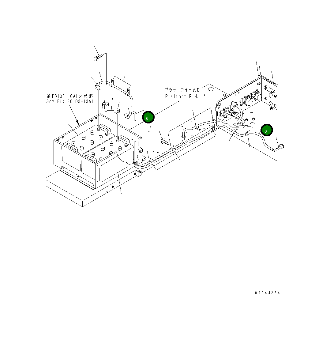 Кабель 08028-EE225 Komatsu