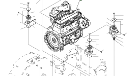 Двигатель 42U-01-22000 Komatsu