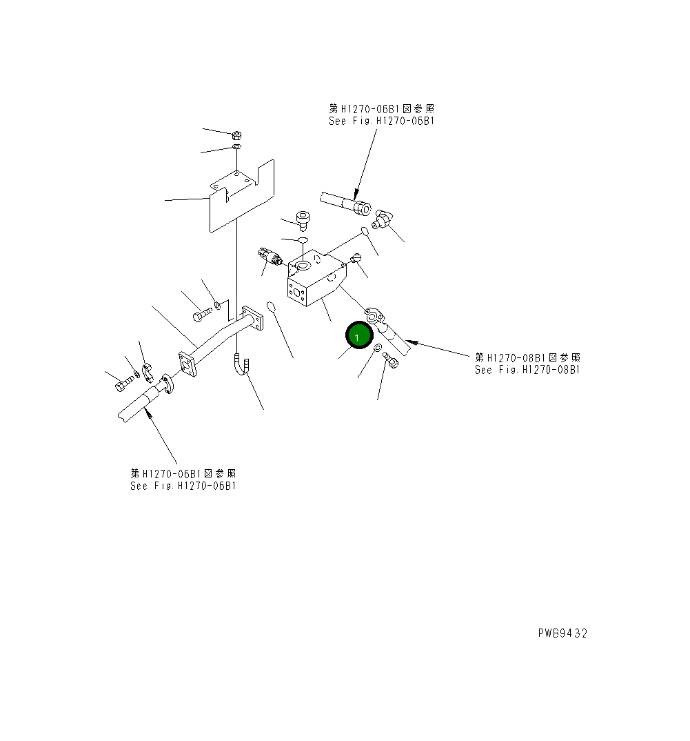 Блок 20Y-62-25930 Komatsu