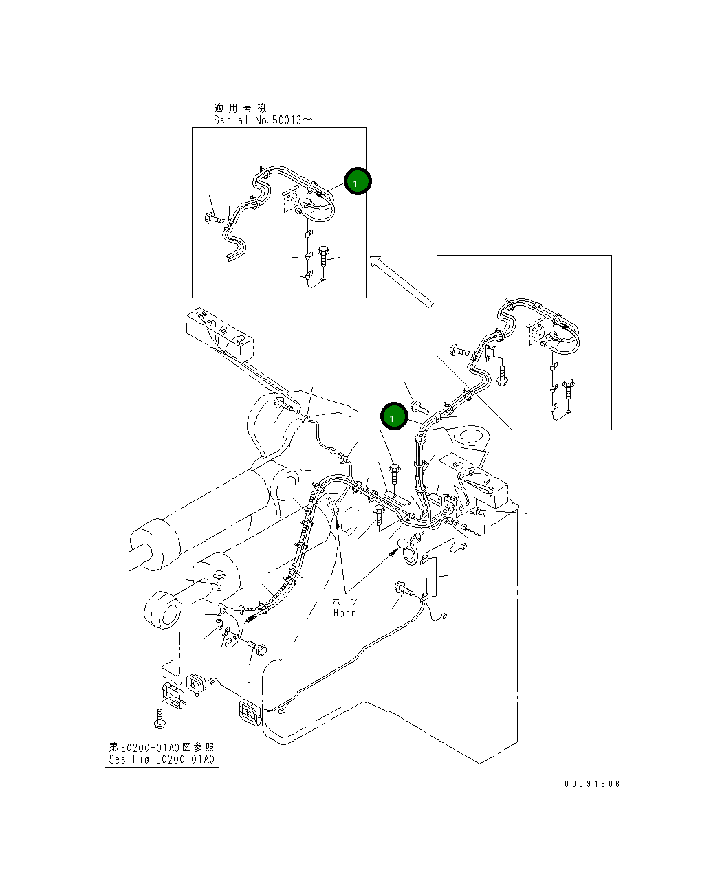 Жгут проводов 42C-06-12614 Komatsu