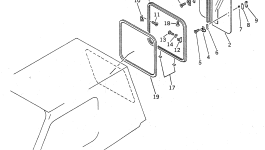 Защита 208-54-53280 Komatsu